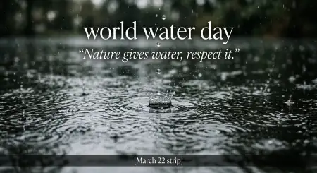 Best Save Water Quotes With Images - Free World Water Day 2026 Download