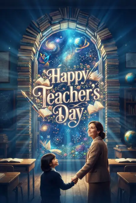 Free Best Teachers Day Cards Image Download