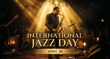Best Wishes For International Jazz Day 2026 - Free International Jazz Day 2026 Download