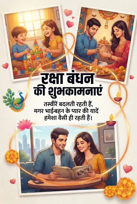 Bhai Behen Ke Pyar Par Raksha Bandhan Wishes - Free Raksha Bandhan Ki Shubhkamnaye In Hindi Download