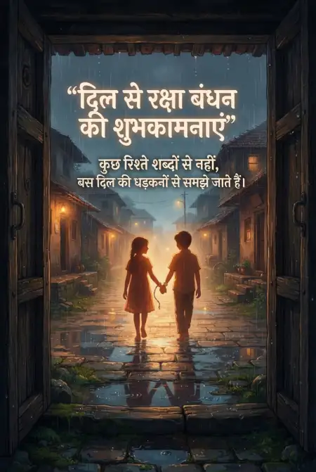 Bhai Behen Raksha Bandhan Quotes In Hindi - Free Raksha Bandhan Ki Shubhkamnaye In Hindi Download