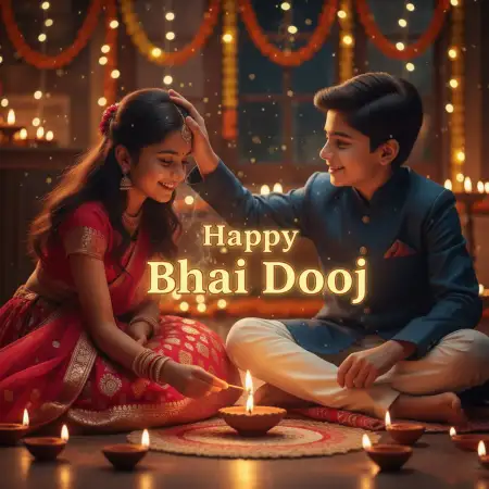 Bhai Dooj 2025 Hd Photo For Editing - Free Bhai Dooj Download