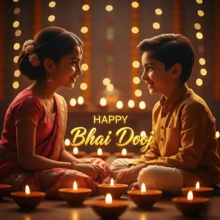 Bhai Dooj 2025 Traditional Indian Dress Image - Free Bhai Dooj Download
