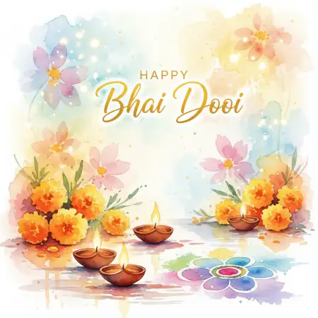 Bhai Dooj 2025 Vector Illustration - Free Vector Download