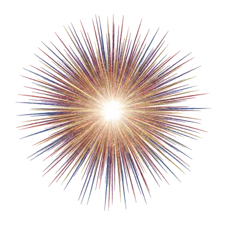 Free Big Fireworks Burst Png Hd PNG Image Download