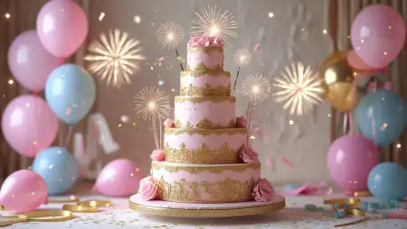 Birthday Background Customized With Photo - Free Happy Birthday Background Download