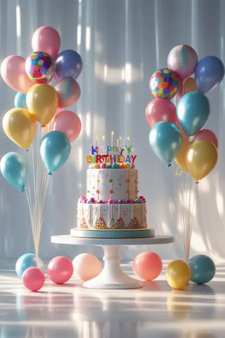Birthday Background For Digital Invitation - Free Happy Birthday Background Download