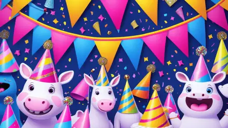 Birthday Background For Girls With Pink Theme - Free Happy Birthday Background Download