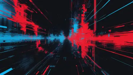 Black Glitch Effect Background For YouTube Thumbnail - Free Related Black YouTube Thumbnail Background Image
