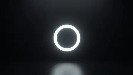 Black Thumbnail Background With Glowing Edges - Free Related Black YouTube Thumbnail Background Image