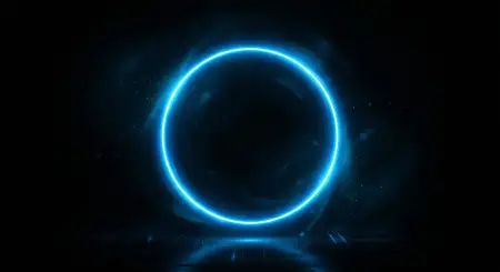 Black Youtube Thumbnail Background With Blue Neon - Free Youtube Thumbnail Download