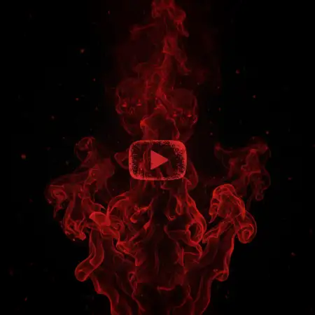 Free Black Youtube Thumbnail Background With Red Smoke Background Download
