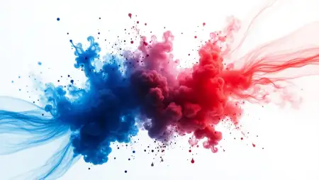 Blue And Red Wallpaper For Desktop - Free Background Download