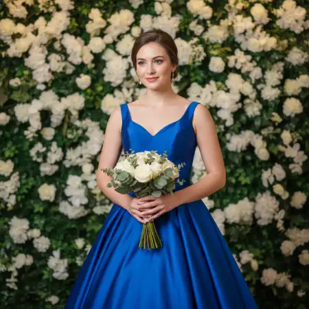 Blue Dress Young Girl Beautiful Photo - Free Photo Download