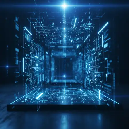 Free Blue Gradient With White Light YouTube Thumbnail Background Background Download