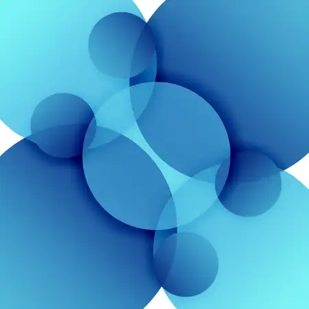 Free Blue Picture Circle Pattern Background Download
