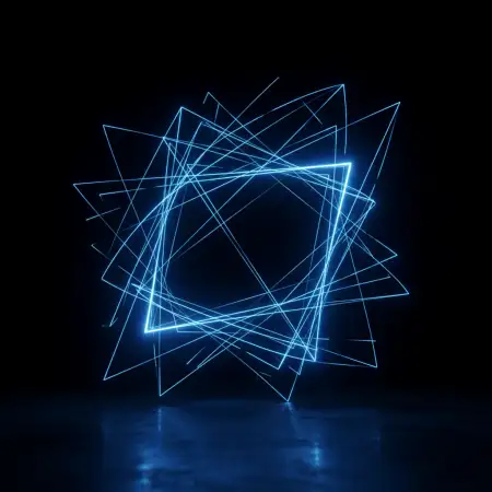 Free Blue Picture Square Format Background Download