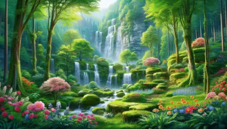 Bold Nature Background Images Of Waterfalls - Free Nature Background Download