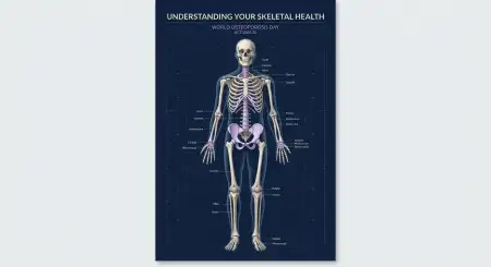 bone health education poster for adults