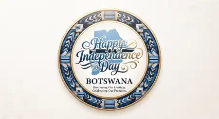 botswana independence day 2026 transparent png
