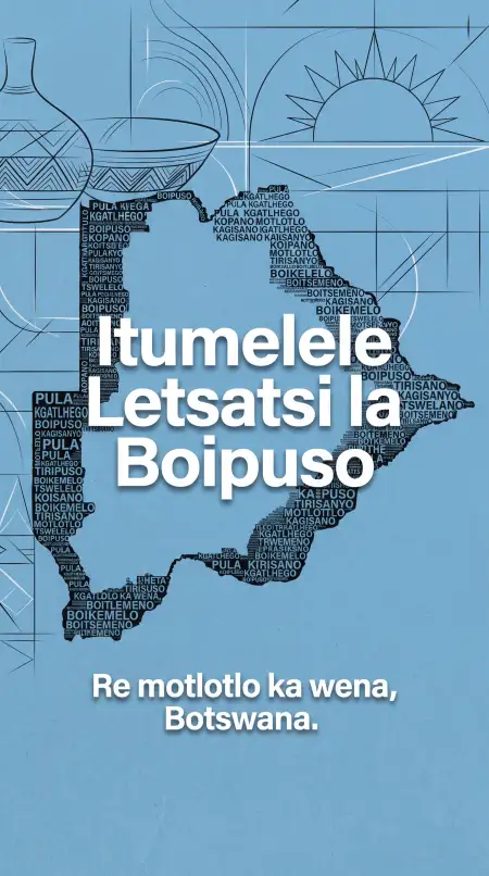 botswana independence day 2026 vector design