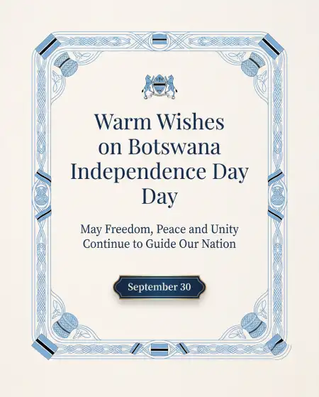 botswana independence day 2026 wishes - Heart Touching Papua New Guinea Independence Day Wishes 2026 Free Download