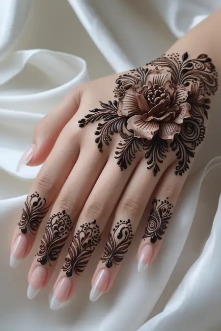 Bridal Mehndi Design Full Hands Images - Free Related Mehndi Design Image