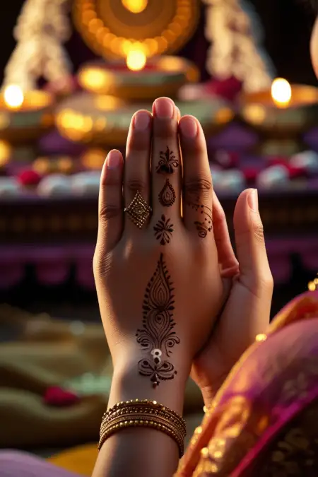Bridal Wrist Teej Mehndi 2025 Trend - Free Latest Teej Mehndi Design 2025 Download
