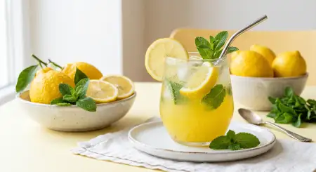 Bright Yellow Lemon Juice Background - Free Lemon Juice Background Download