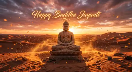 Free Buddha Jayanti 2026 Inspirational Thoughts Image Download