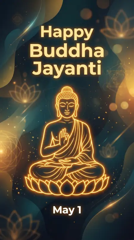Free Buddha Jayanti 2026 Modern Poster Design Image Download