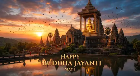 Free Buddha Jayanti 2026 Poster With Buddha Image Image Download