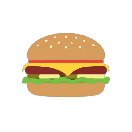 Burger Png Vector Style - Free Burger Png Download