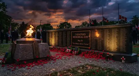 Canadian Memorial Day Dawn Remembrance Wallpaper - Free Canadian Memorial Day Download