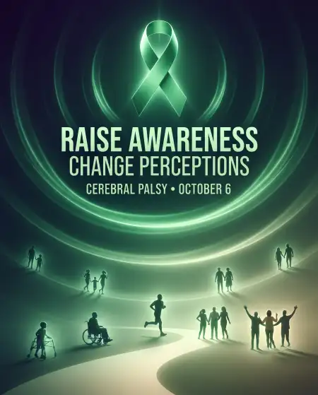 cerebral palsy awareness abstract background 2026 - World Cerebral Palsy Day