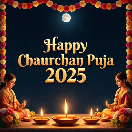 Chaurchan Puja 2025 Festival Special SMS - Free Chaurchan Puja 2025 Download