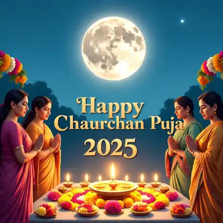 Chaurchan Puja 2025 Status For WhatsApp - Free Chaurchan Puja 2025 Download