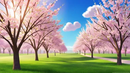 Cherry Blossom Spring Nature Pictures - Free Nature Background Download