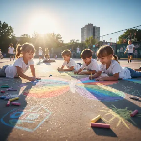 Childrens Day Background With Books And Pencils - Free Childrens Day Background Download