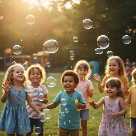 Childrens Day Background With Smiling Children Photo - Free Childrens Day Background Download