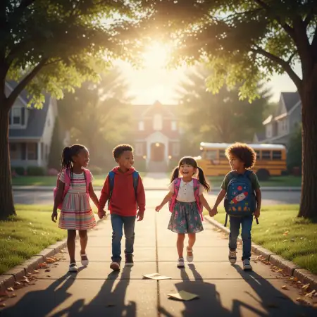 Childrens Day Background With Stars And Glitter - Free Childrens Day Background Download