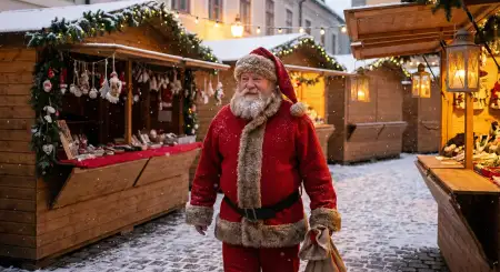 Free Christmas Background With Santa Claus No Watermark Background Download