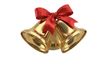 Free Christmas Bell Png Transparent For Canva PNG Image Download