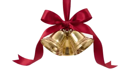 Free Christmas Bell Png With Sparkling Effects PNG Image Download