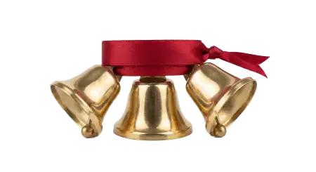 Free Christmas Bells Png Clipart No Background PNG Image Download