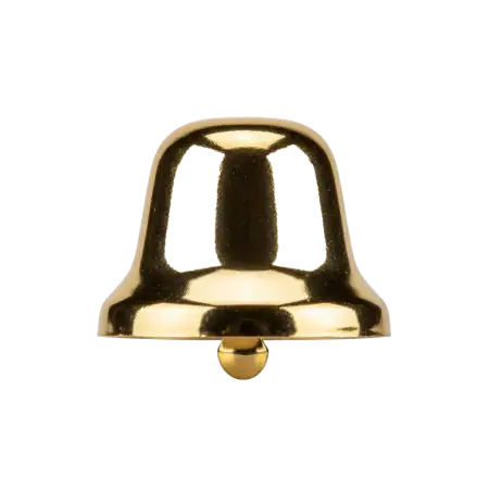 Free Christmas Bells Png With Pine Branches PNG Image Download