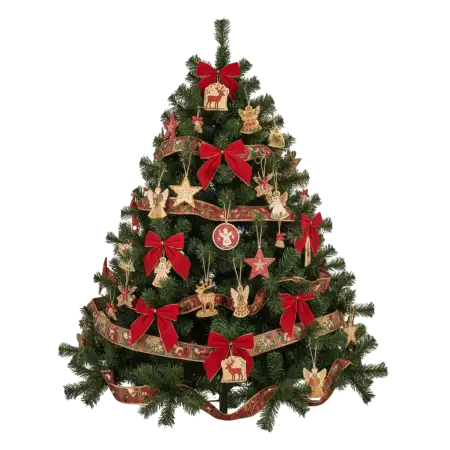 Christmas Tree PNG With Ornaments - Free Christmas Tree Png Download