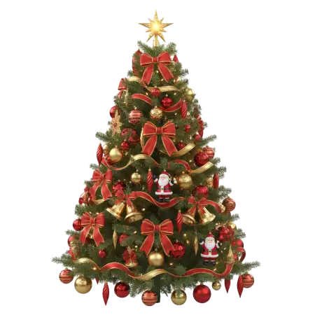 Christmas Tree PNG With Star Topper - Free Christmas Tree Png Download