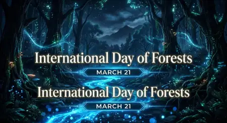 Cinematic Forest Day Banner Design - Free International Day Of Forests Download