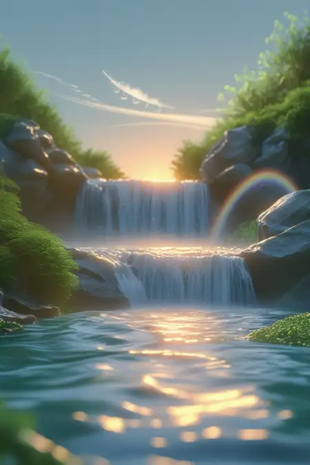 Cinematic Waterfall Background PNG - Free Waterfall Background Download